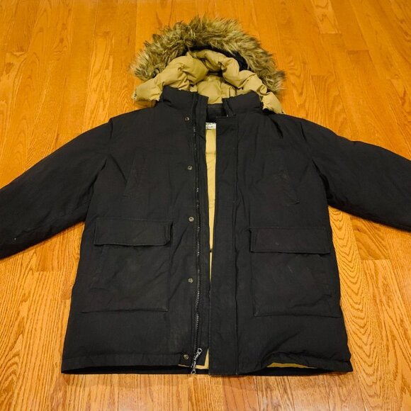 Schott NYC Snorkel Down Parka Jacket XL - Picture 5 of 14